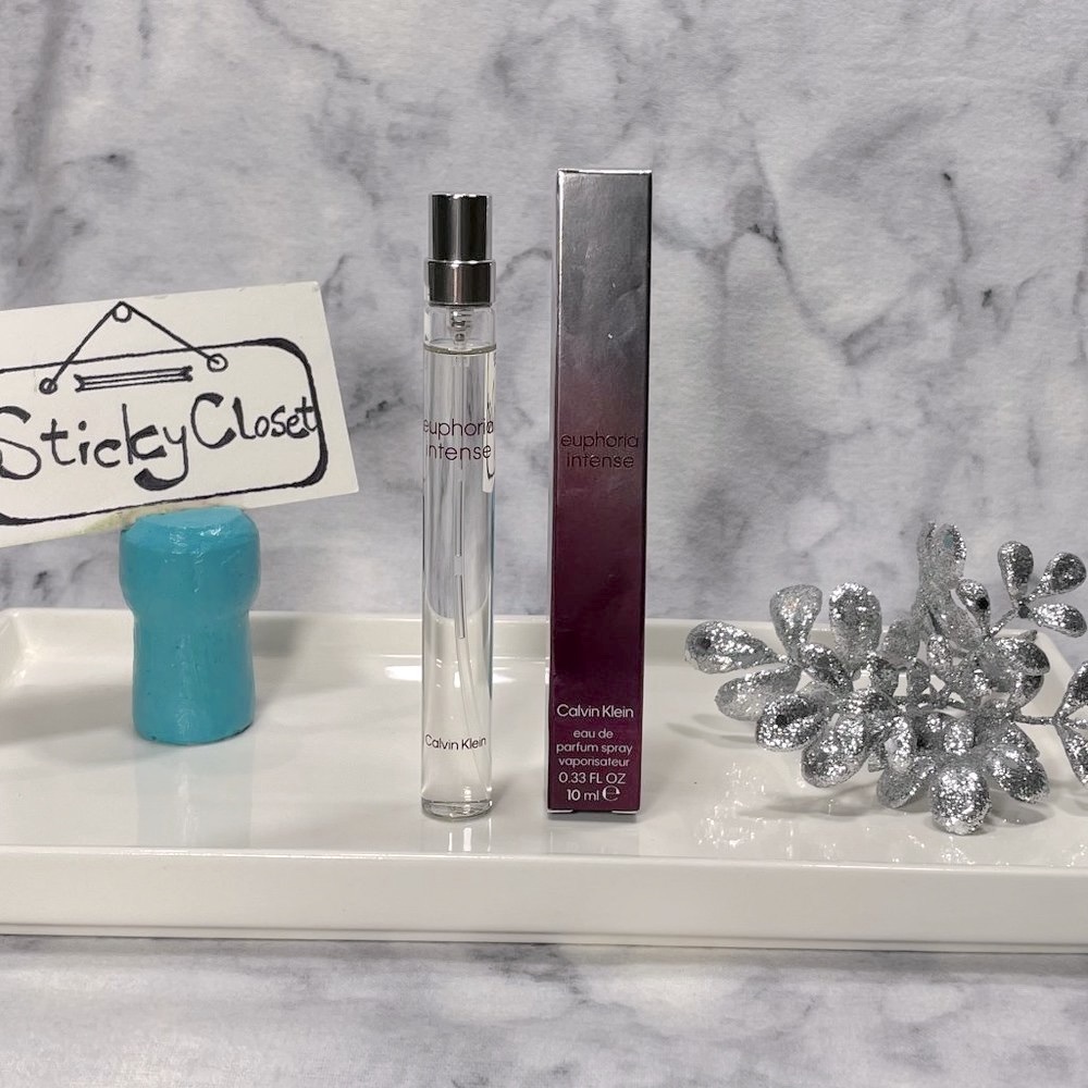 Calvin Klein Euphoria IntenseEDP Floral Amber Orchid-Travel10ml,0.33oz-BOXED-NEW - Picture 2 of 10